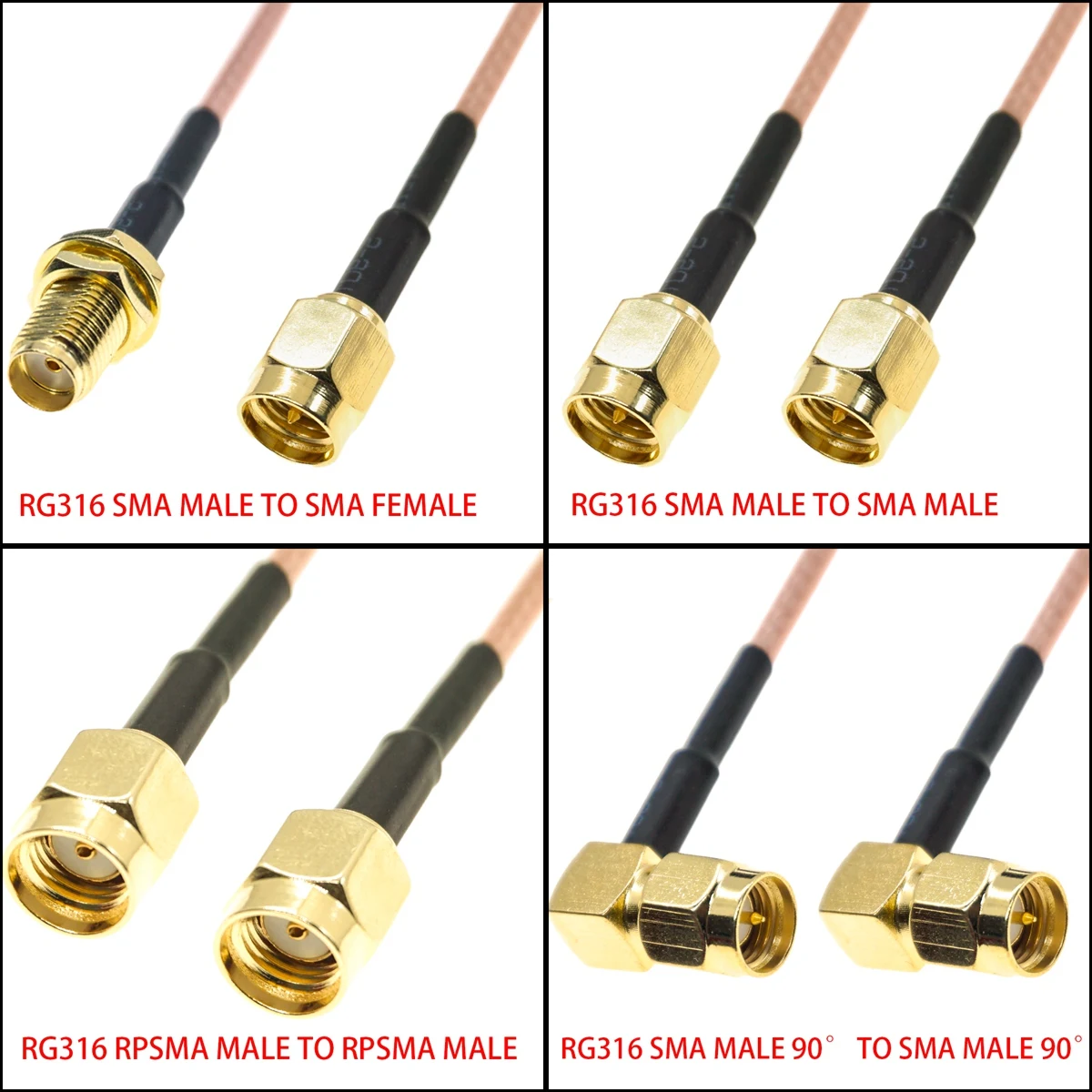 Ipex Connector - RG316 SMA męski żeński do SMA