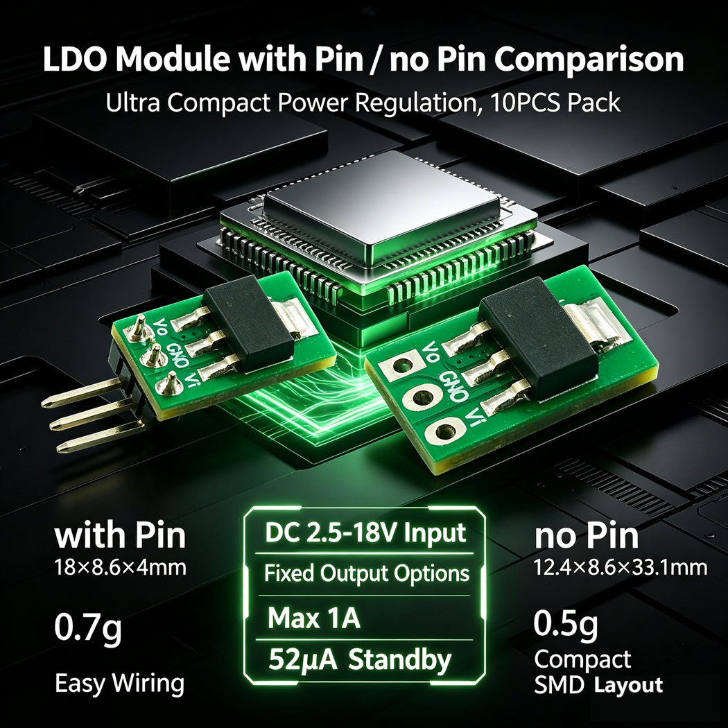 Esp32 Step Down Buck - 10 sztuk, moduł regulatora LDO, obniżający