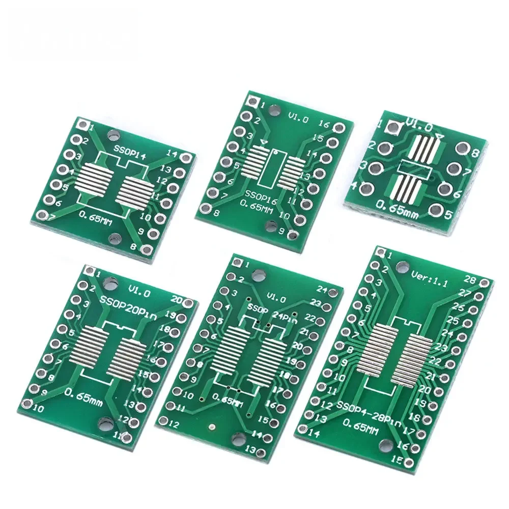Pcb Prototyping Board - 10 sztuk uniwersalny SOP8/SSOP10/SOP14-SOP28 do DIP/SMD