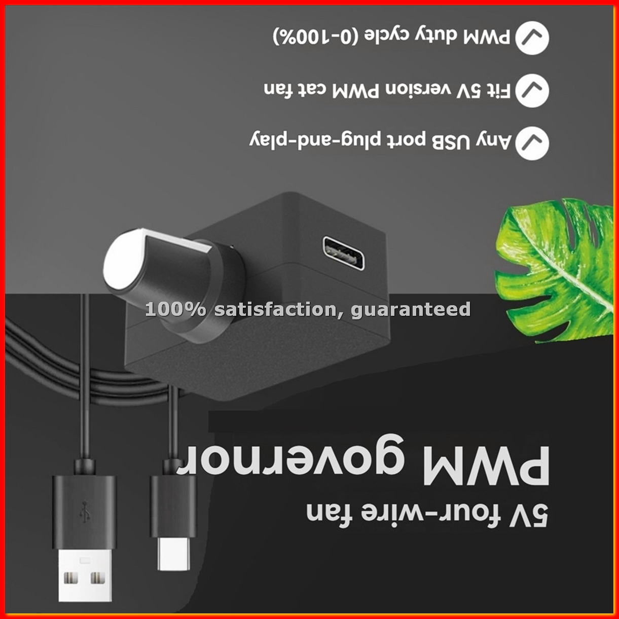 Usb C Cable - Regulator prędkości PWM 5V 4-pinowy, sterownik