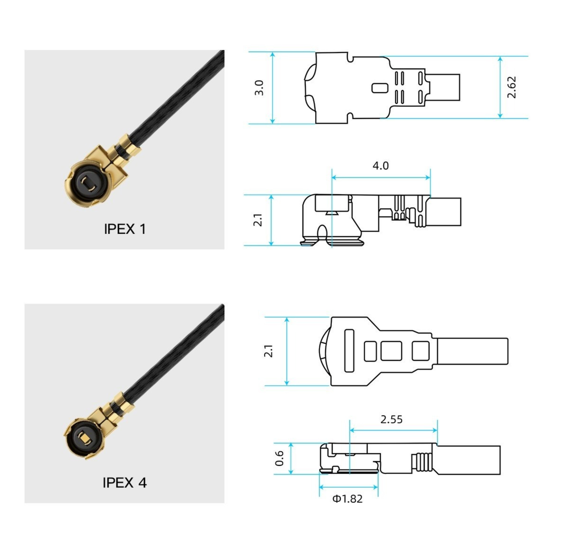 5 sztuk anten GEPRC IPEX1 IPEX – Antenna 2.4Ghz recenzja i cena