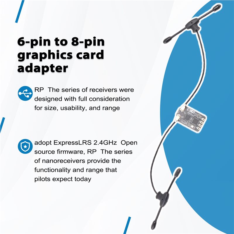 Odbiornik BEDW-RP3 z podwójną  – Antenna 2.4Ghz recenzja i cena