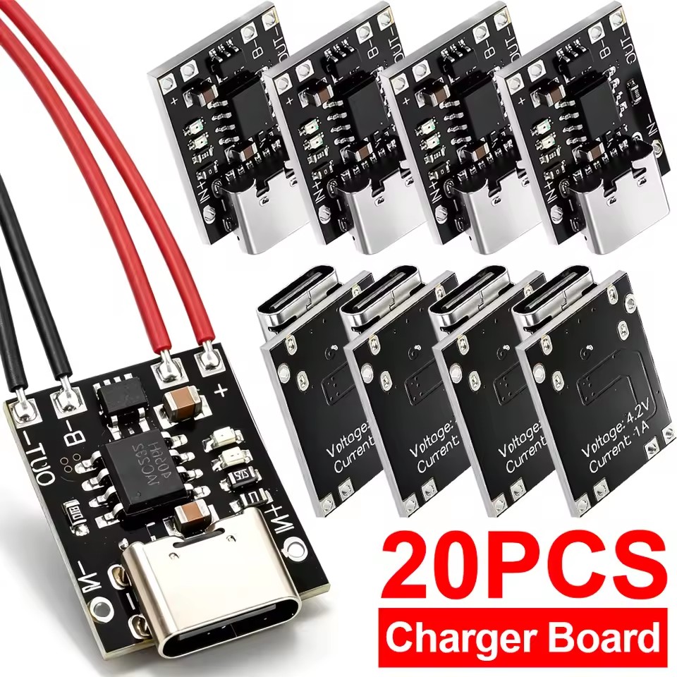 Płytka ładująca Type-C z obwod – Li Ion Charger Module recenzja i cena