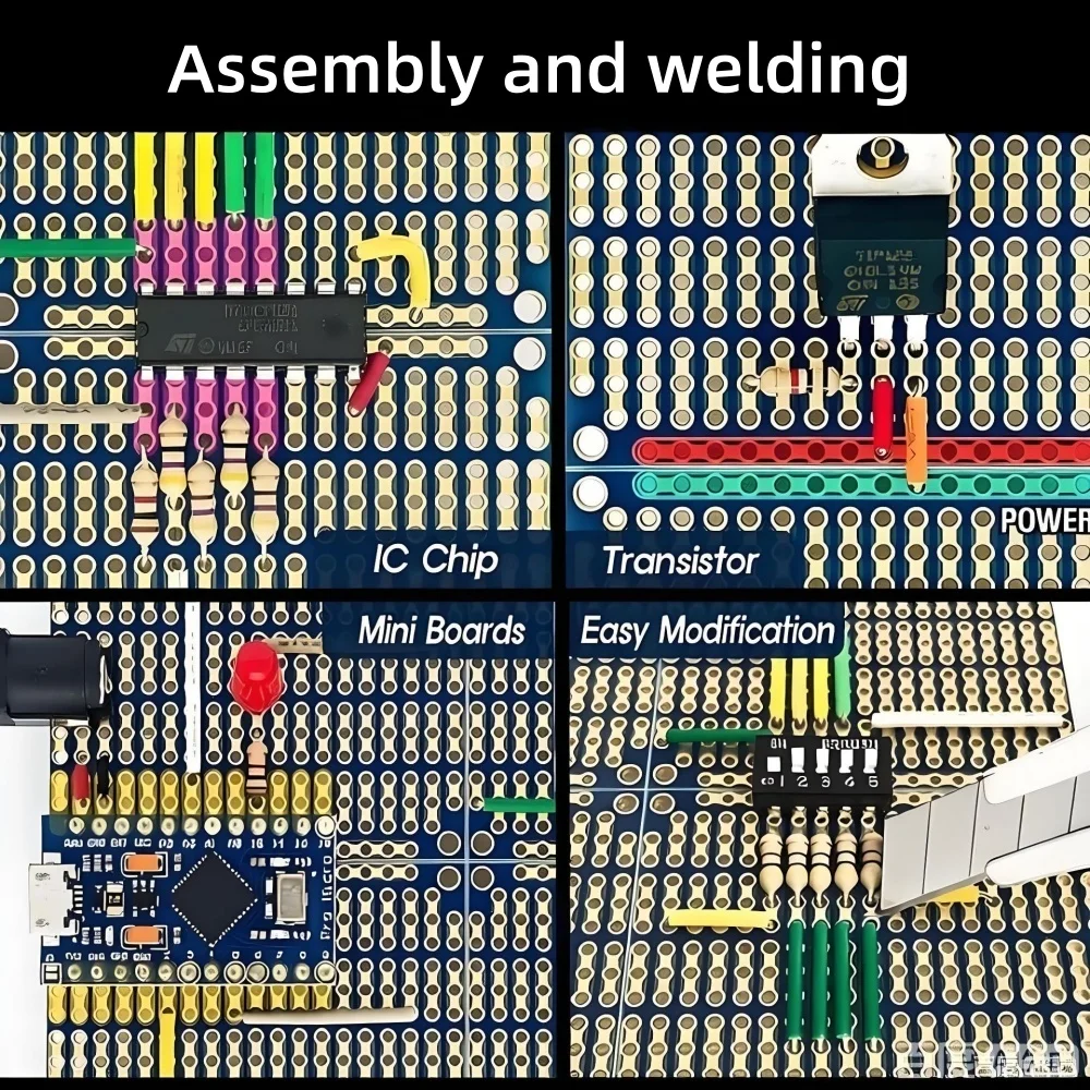 Płytka PCB 4 w 1, 89x97mm, dwu – Perfboard recenzja i cena