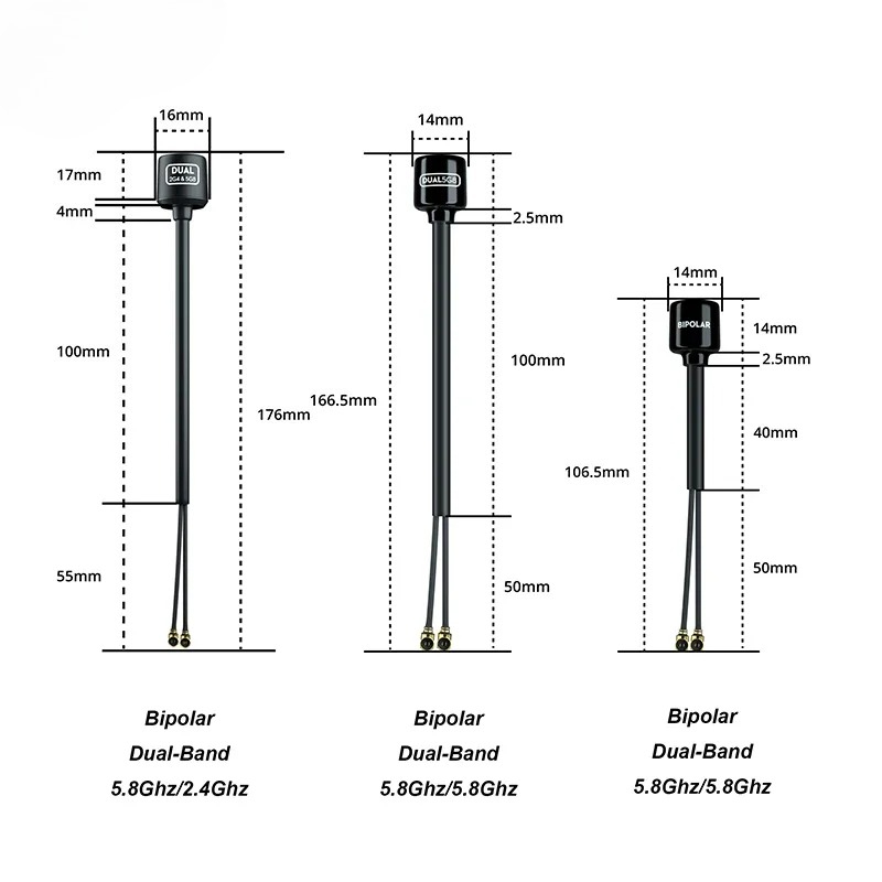 Antena Flywoo Bipolar Dual-Ban – Antenna 2.4Ghz recenzja i cena