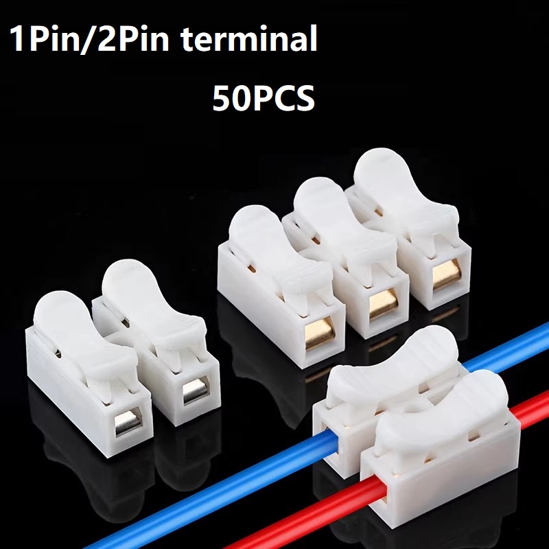 50 szt. szybkozłączek bez luto – Screw Terminal Block recenzja i cena