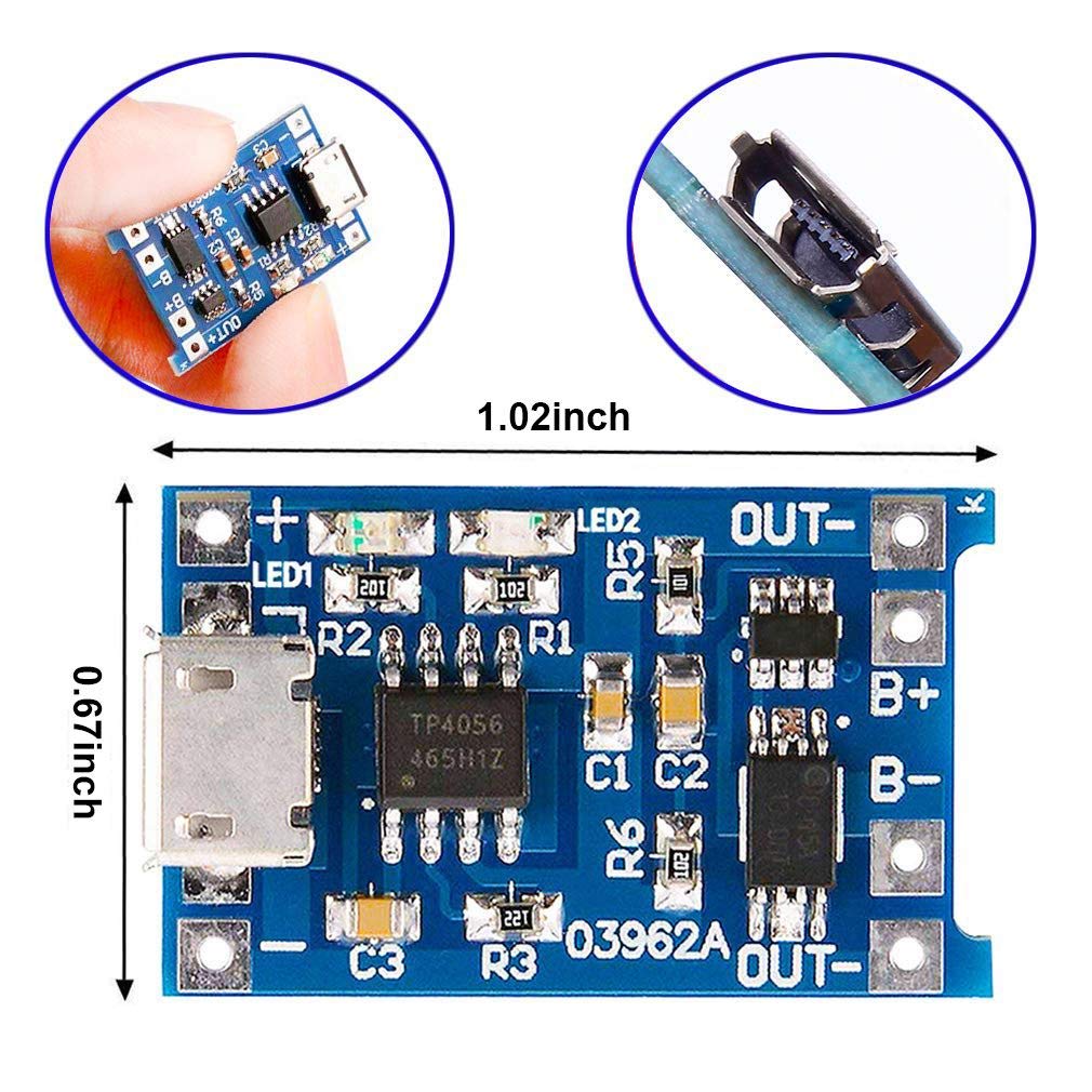 2/5 szt. Typ-C Micro Mini 5V1A – Li Ion Charger Module recenzja i cena