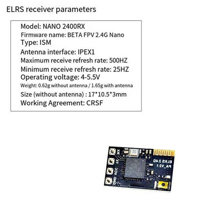 CYGJ-10SZT. Odbiornik ELRS 2.4 – Antenna 2.4Ghz recenzja i cena