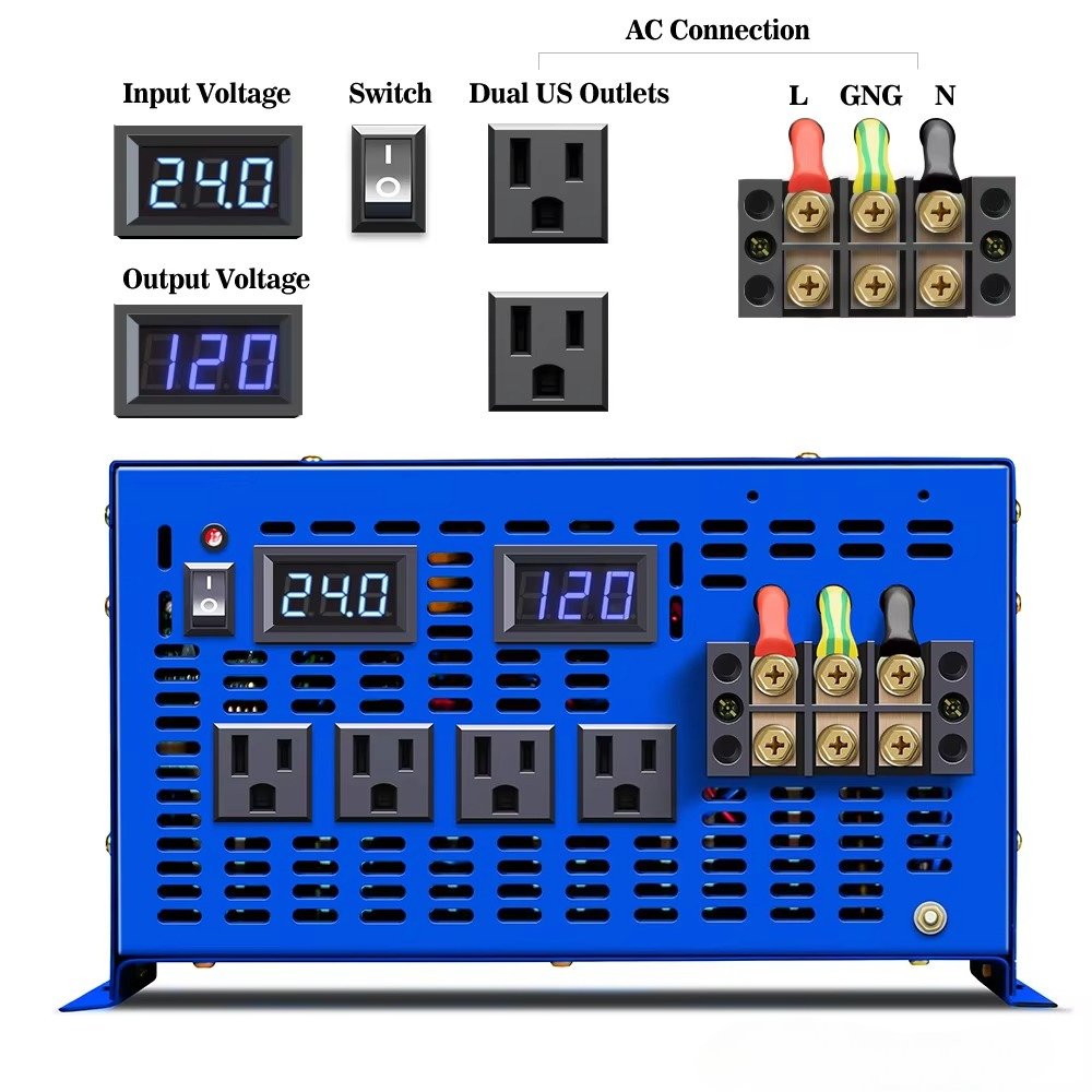 Konwerter mocy WZRLB 8000W Off – Dc Dc Converter recenzja i cena
