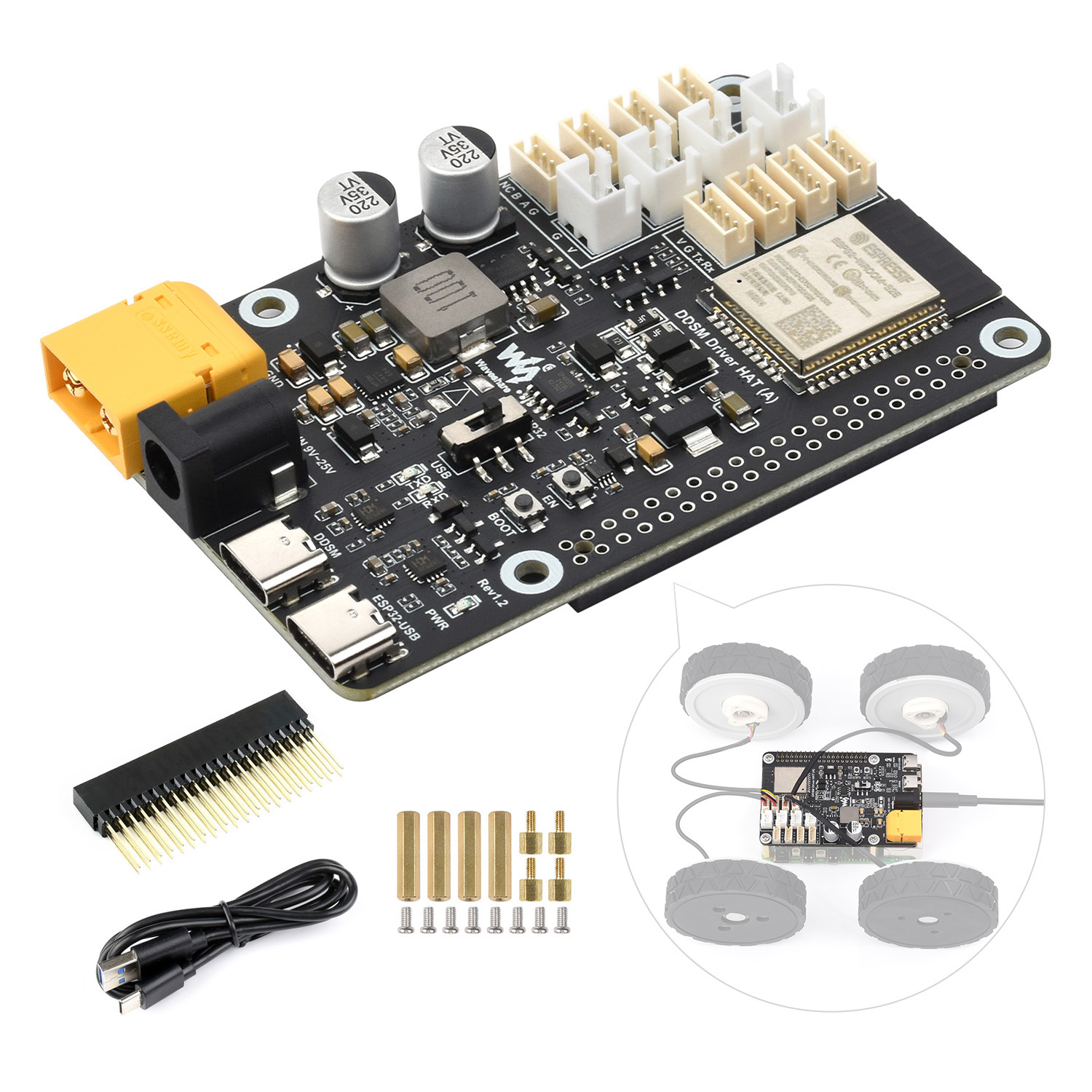 Płytka sterownika serwomotorów – Proto Board recenzja i cena
